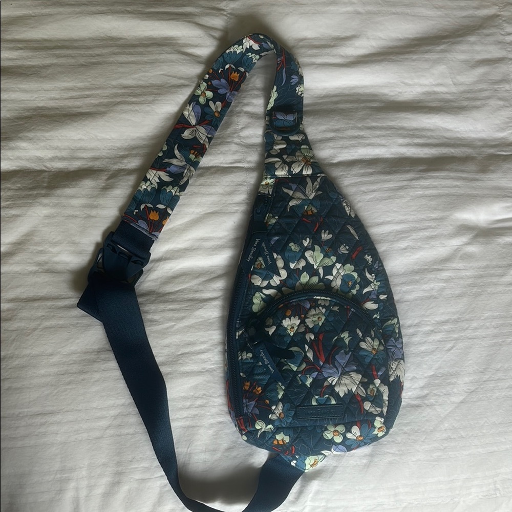 Vera Bradley Blue and White Floral Backpack